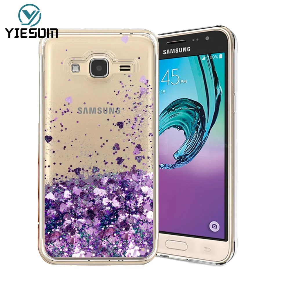 YIESOM J3 2016 Luxury Liquid Glitter Soft TPU Case For SAMSUNG GALAXY J3 2016 J310 J5 2016 J510 J7 2016 J710 J5 J7 Prime Cases