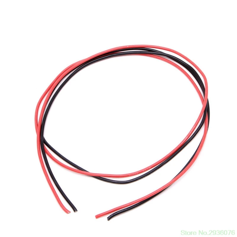 24AWG Калибр силиконовый гибкий провод многожильный V# медные кабели 5 м для RC черный красный Прямая поставка поддержка