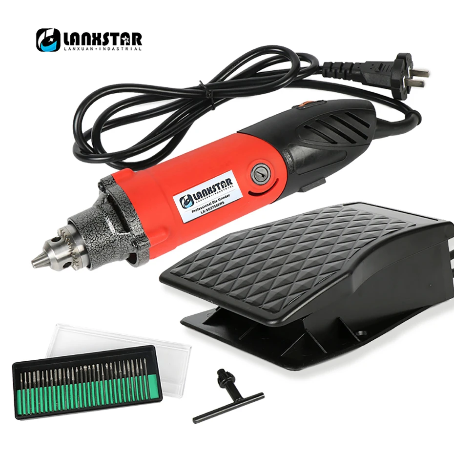 Lanxstar Dremel новая гравировальная ручка электрическая дрель DIY дрель Электрический Роторный инструмент шлифовальная машина Мини дрель мини-мельница шлифовальный станок