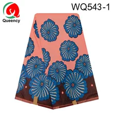 Полиэстер Анкара ткань, Африканский Воск Модный узор высокого качества 6 ярдов для вечерние платья WQ543