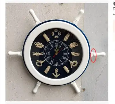 

The rudder helmsman steering wheel guabiao wall clock wall clock Home Furnishing quartz watch quartz wall ornaments gift