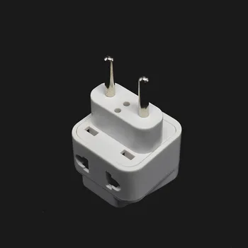 

5 x Black/White Universal Converter UK USA AU To EU Europe Plug Wall Socket Travel Adapter 2in1 European Plug Adaptor Converter