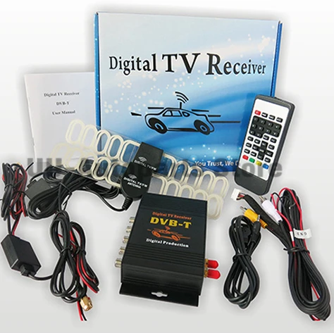

HD DVB-T MPEG4 TV Receiver Box Tuner Dual Antenna Car Mobile Digital Tv Box for South America