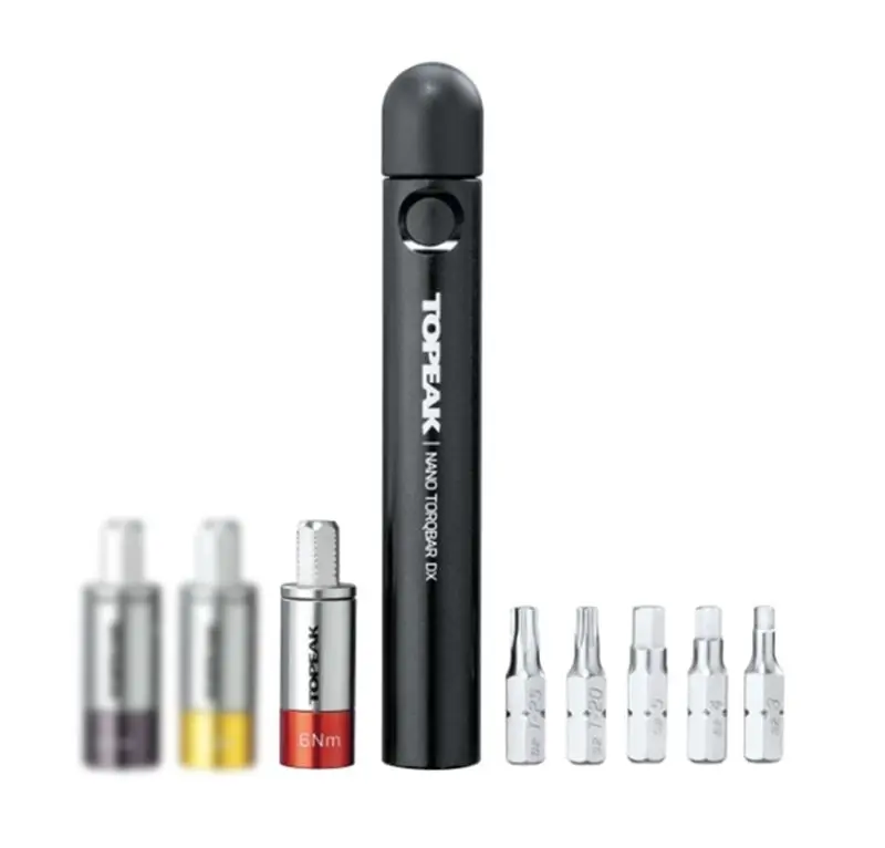 

TOPEAK Nano TorqBar 4Nm / 5Nm / 6Nm torque wrench,3/4/5mm hex &T20 T25 Torx tool