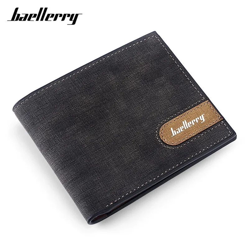 Повседневный маленький кошелек Baellerry для мужчин тонкий холщовый мужской