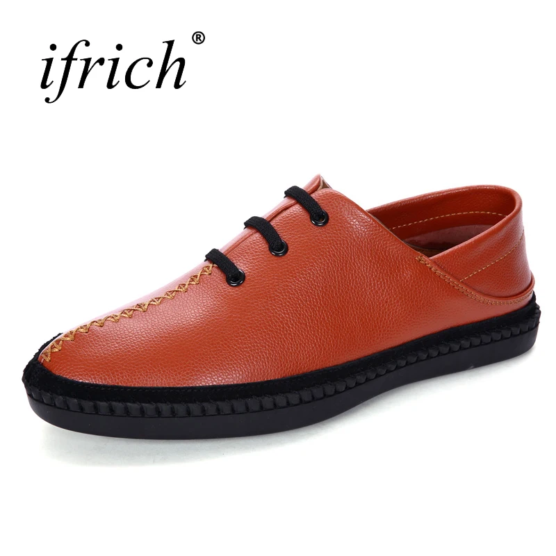 

Men Genuine Leather Fashion Shoes Comfortable Man Luxury Cow Leathers Shoes Slip on Black Brown Man Casual Loafers