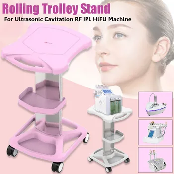 

Beauty Equipment Storage Rack Trolley Stand Cart Slim Rolling With Wheels Kitchen Storage Decorative Wall Shelf Holder For Salon