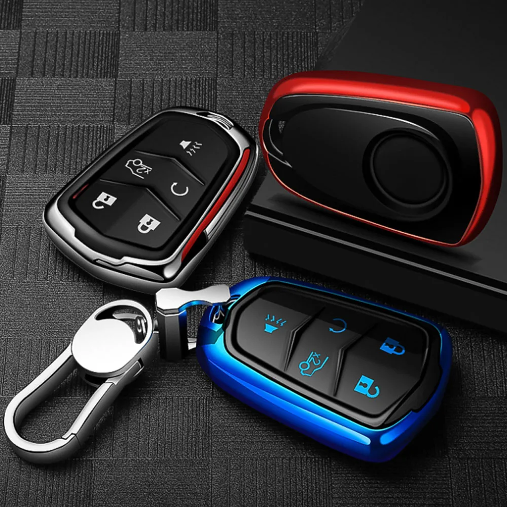 

TPU Car Key Cover Case Shell Bag For Cadillac XT5/ATSL/XTS/XT4/CT6 Car styling