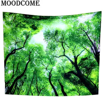 

scenic tapestry leaves tree wall fabric hanging carpet blanket new drop shipping macrame hanging tapestries