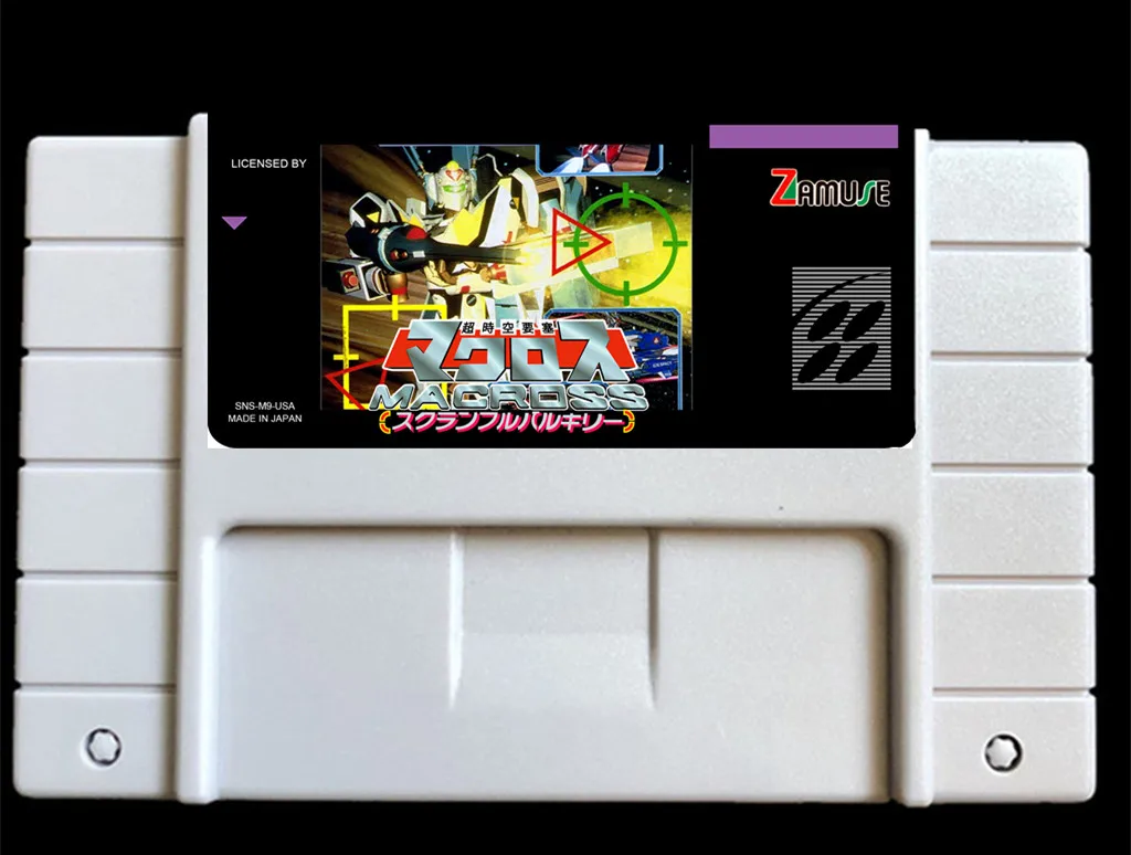 

Choujikuu Yousai Macross - Scrambled Valkyrie JP language 46 pins Video games card NTSC version for Console !