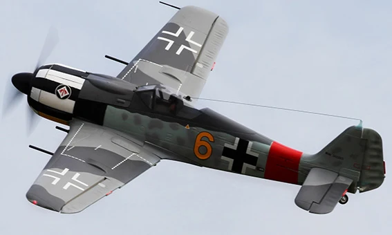 

FMS Model 1400mm FW190 A8 Yellow 6 RC Warbird Kit FMS045