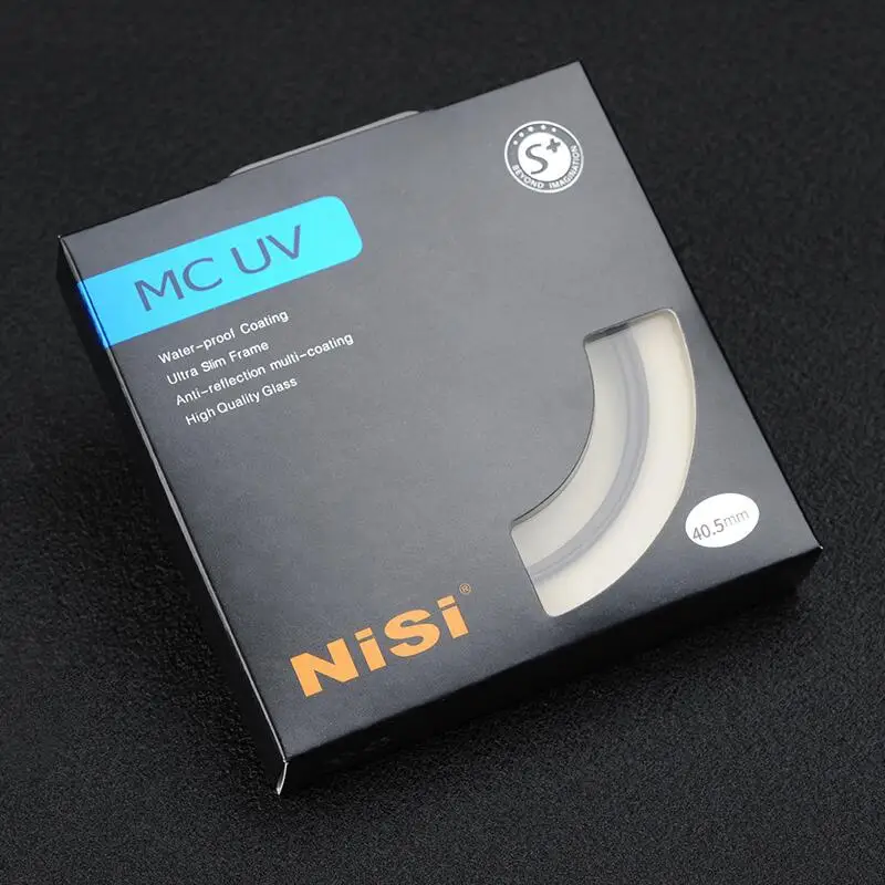 Nisi 39 мм MC UV S + Ультратонкий профессиональный фильтр 67 72 77 95 105 двухсторонний 12