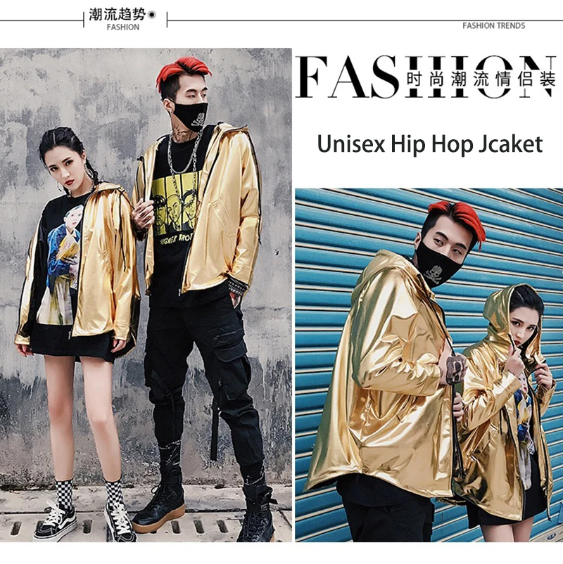 Korean Hip Hop Jacket Man 2018 Hood Windbreaker   (25)