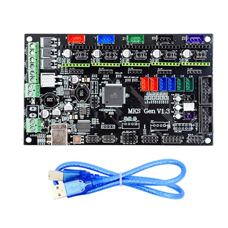 

3D Printer MKS Gen V1.4 control board Mega 2560 R3 Motherboard RepRap Ramps 1.4 compatible with USB 3d Printer Parts