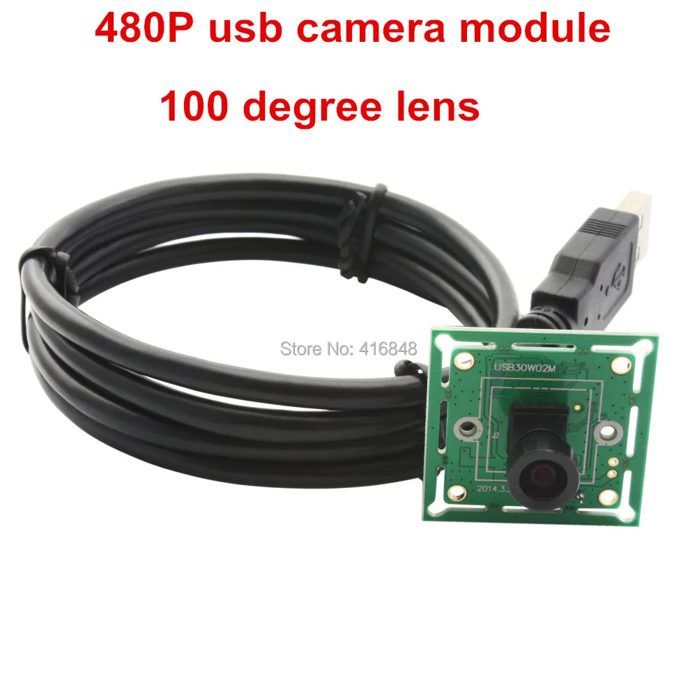HD M7 100 градусов Объектив 32*32 мм 480P VGA OV7725 UVC видео cmos датчик usb модуль камеры|module