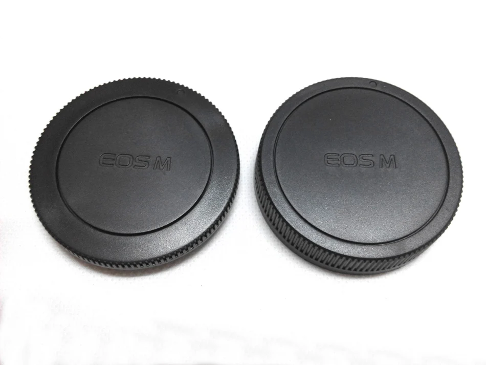 NP3202 Set of Professional Rear Lens Cap + Camera Body Cap for Canon