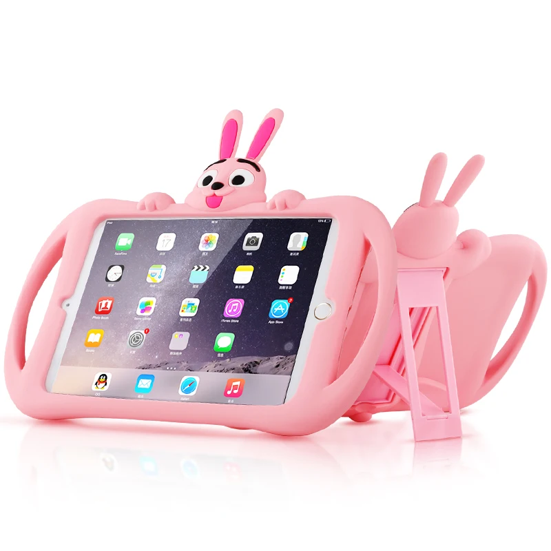 

Case for iPad Pro 10.5 2017 Lovely Rabbit Kid Friendly Non-toxic EVA Foam Shockproof Tablet Stand Cover for iPad 10.5 inch Coque