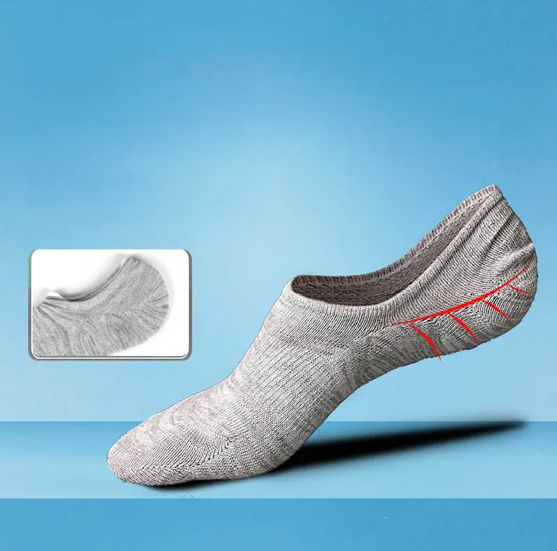 invisible socks anti skid