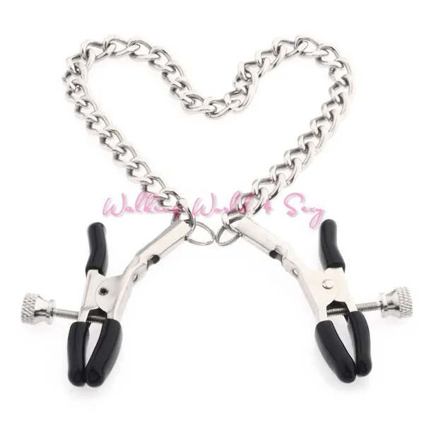 Fantasy Sex Products For Women Nipple Clamps Breast Clamps With Long Metal Chain Clips Nipples Stimulate Fetish Adult Sexy Toys (1)