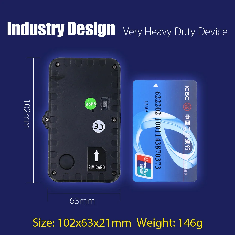 New Crawler Waterproof GPRS GSM GPS Tracker 450days Long Battery Once Full Charged Power Magnet FREE Tracking Software System