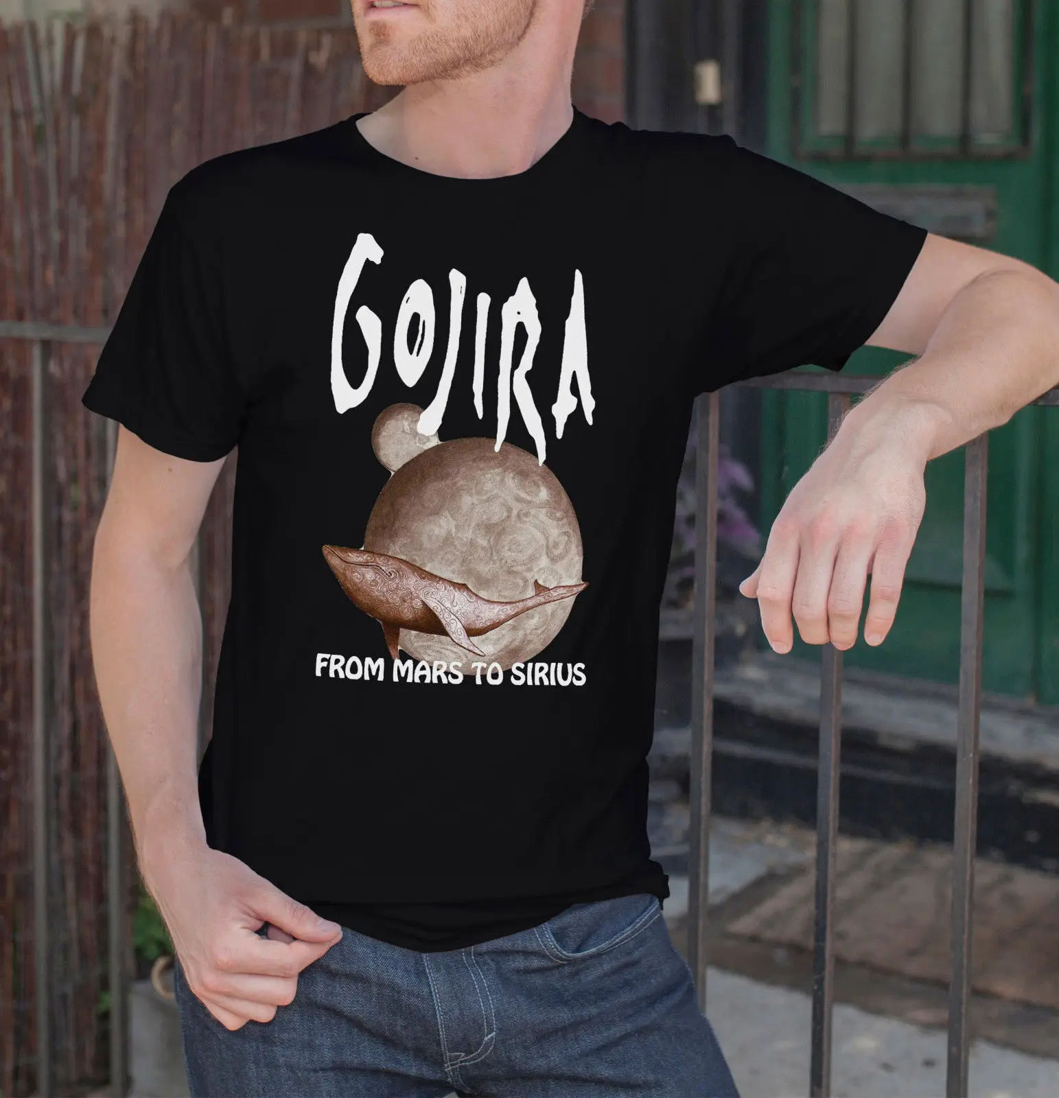Gojira Men Black T Shirt Metal Band Fan Tee Shirt From Mars To Sirius Size S Xxl Tee Shirt Black T Shirtt Shirt Metal Aliexpress