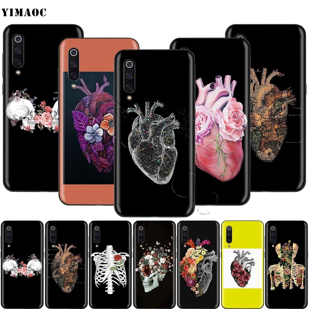 Весенний чехол с цветочным сердцем для Xiaomi Redmi MI Note MAX 3 6a 7 6 8 9 10 GO SE A1 A2 A3 Lite 8A F1