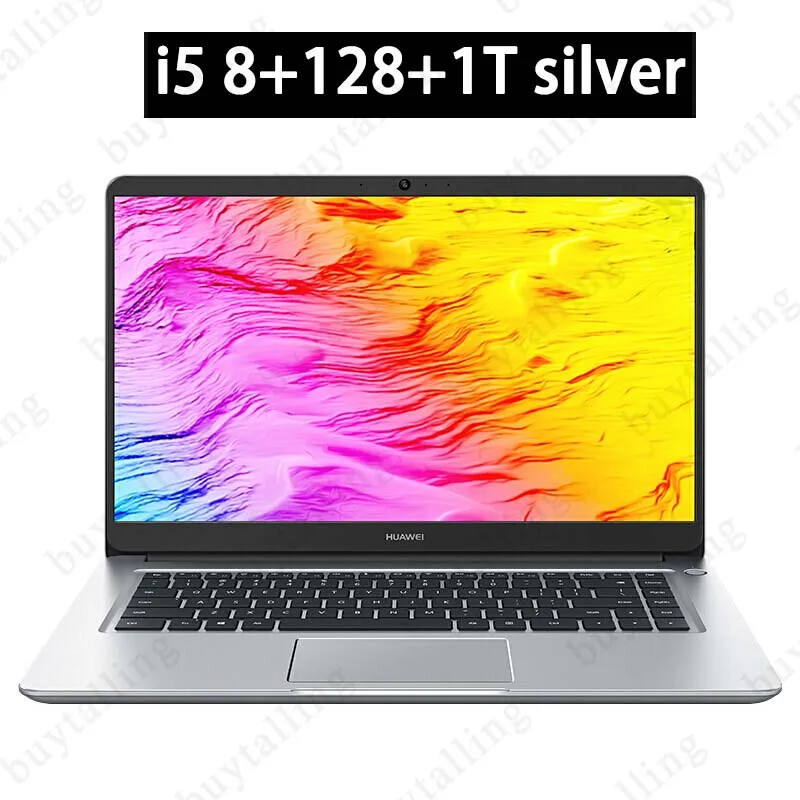 15,6 дюймов huawei MateBook D 8th Intel i5-8250U/i7-8550U ноутбук 8 Гб DDR4 128GB SSD+ 1 TB, SATA, HDD Windows 10 FHD ips компьютер ПК - Цвет: i5 8 128G 1T silver