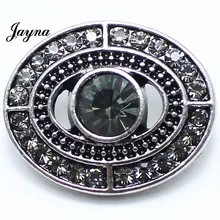 10 шт./лот 18 мм сплав модный браслет с застежкой Подвеска со стразами стили jaynalee ювелирные украшения GS1208209