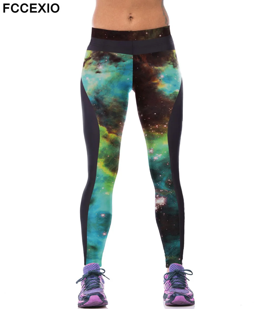 EAST-KNITTING-F1477-Hot-sales-New-arrival-Woman-brand-Galaxy-Leggings-Printed-fitness-sport-gym-pants