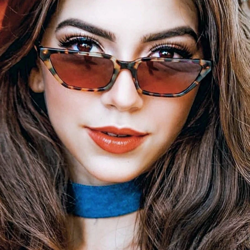 

8 Colors small sunglasses women men brand black pink square brand sun glasses designer fashion male female shades glasses UV400