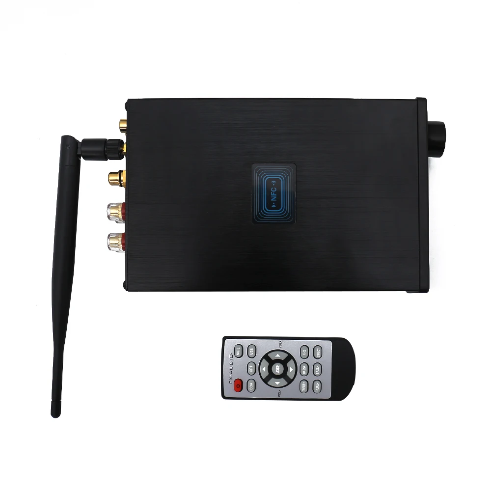 Цифровой усилитель FX Audio D802C PRO беспроводной Bluetooth USB/AUX/оптический/коаксиальный с