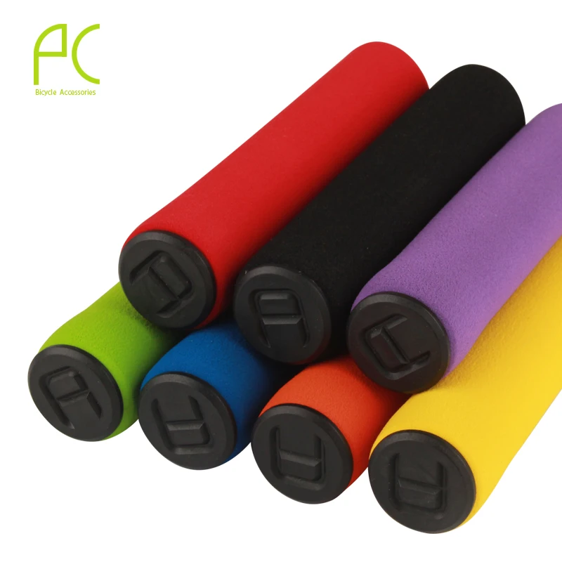 PCycling Bicycle Foam Grips MTB Bicycle Handlebar Grip Manopole MTB Bike Soft Anti-Slip Sponge Handlebar Grips Accessories