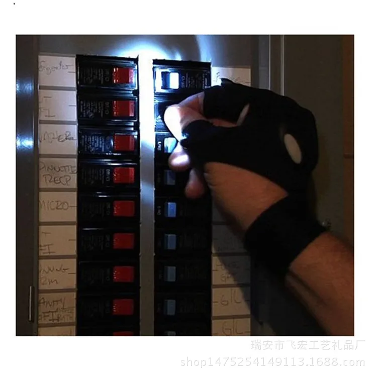 1 шт. светодиодный светильник Finger светильник ing мигающие перчатки на открытом воздухе электрика ремонтные работы