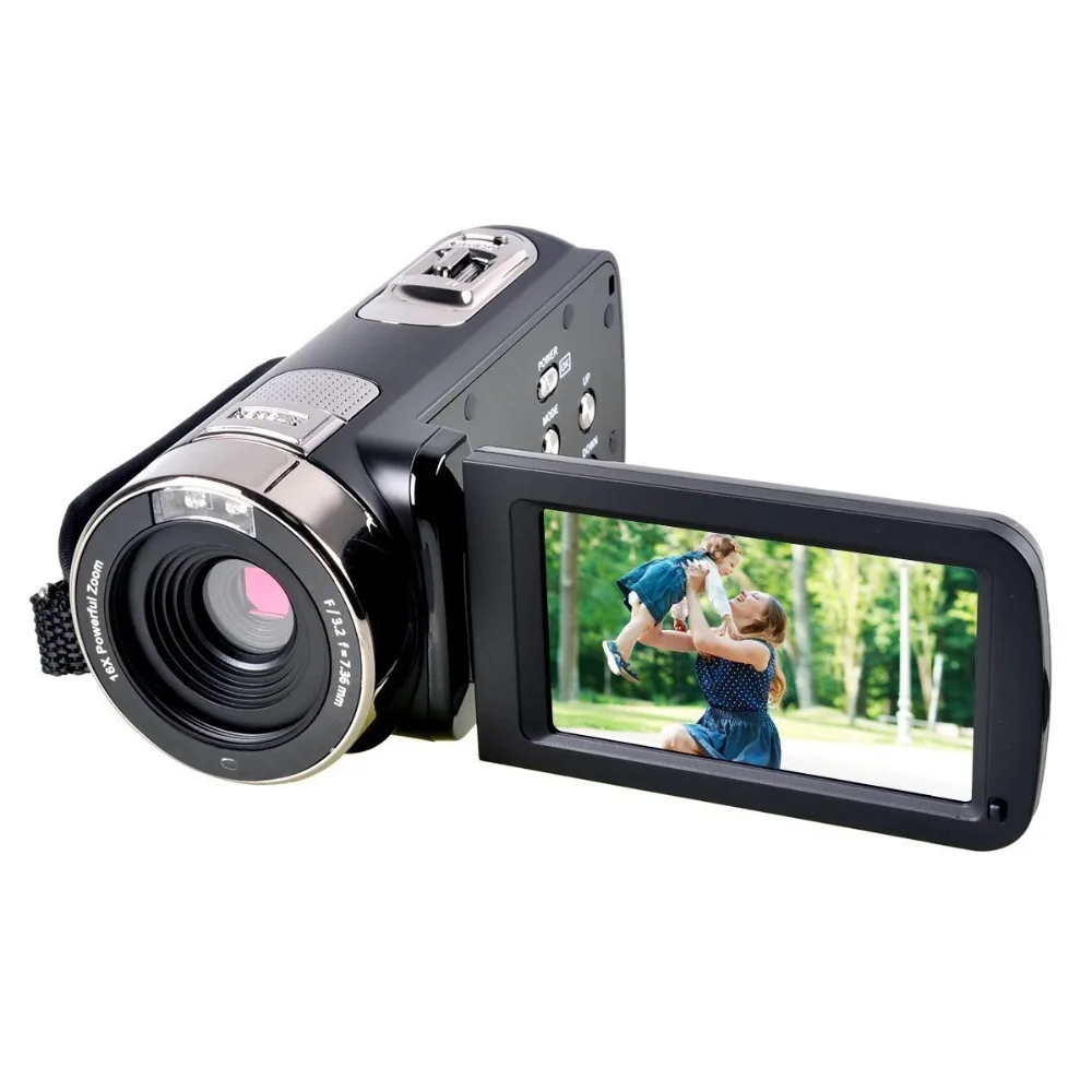 

DHL Free Shipping 5MP CMOS 1080P Full HD Digital Video Camcorder with IR Red Night Version 32GB SD Card Slot 3" HD Touch Screen
