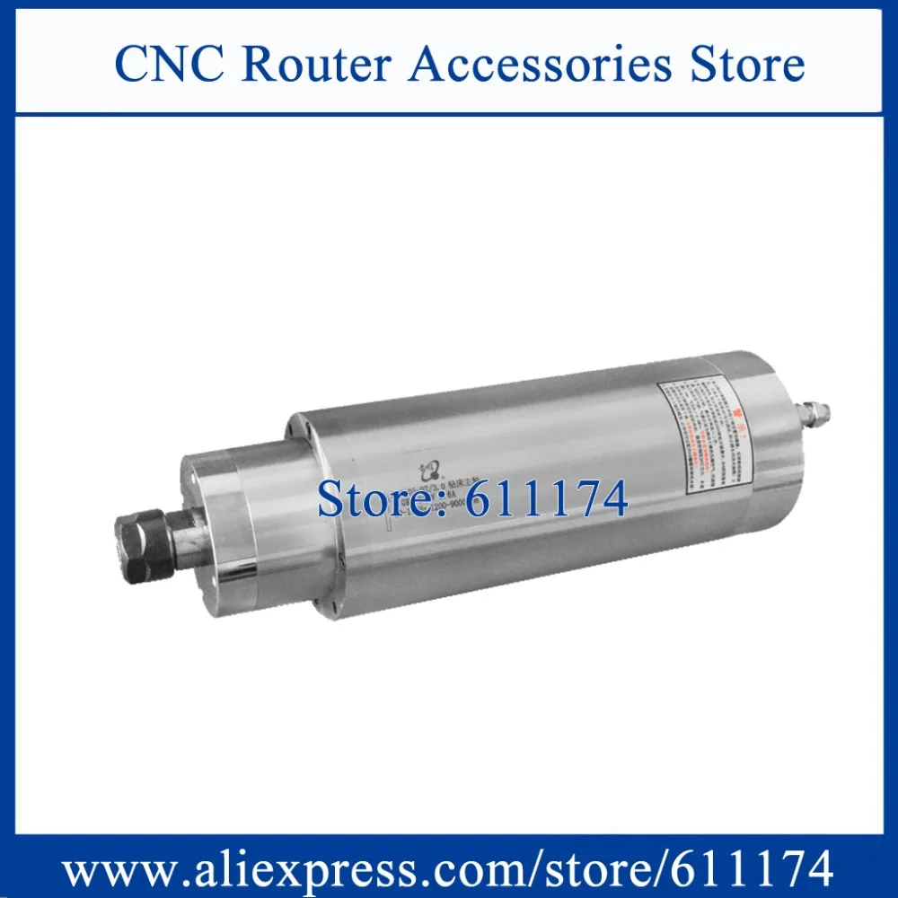 

Low speed 1800-18000rpm water cooled spindle motor 4.5Kw ER20 AC380V metal milling spindle motor