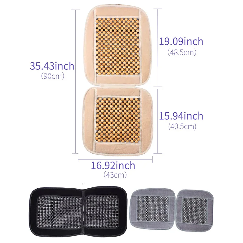 vELVET BOARD BEADED CAR SEAT COVER