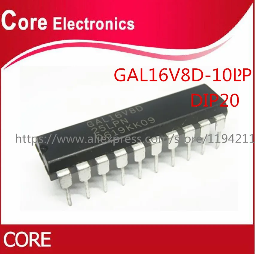 GAL16V8D 10LP 10 DIP 20 5 шт./лот|lot lot|lot 5pcs |