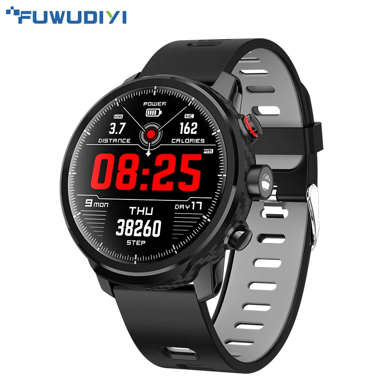

FUWUDIYI Smart Watch Men IP68 Waterproof Standby 100 Days Multiple Sports Mode Heart Rate Monitoring Weather Forecast Smartwatch