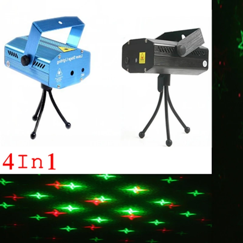 

100% NEW Free Shipping Mini Laser Stage Lighting Blue/Black 150mW Green&Red Laser DJ Party Stage Light Disco Dance Floor Lights