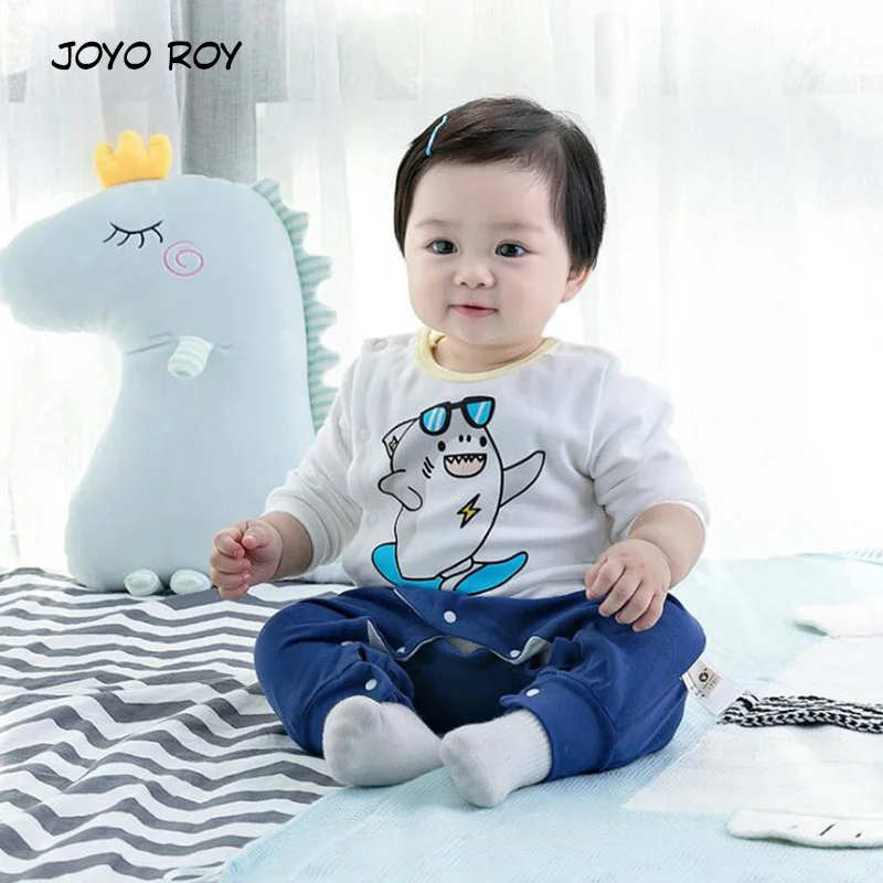 

Joyo roy Spring 0-1year Baby Boys Romper For Cotton Girls Cartoon Long Sleeve Jumpsuit high quality Pullover Rompers Baby Girl