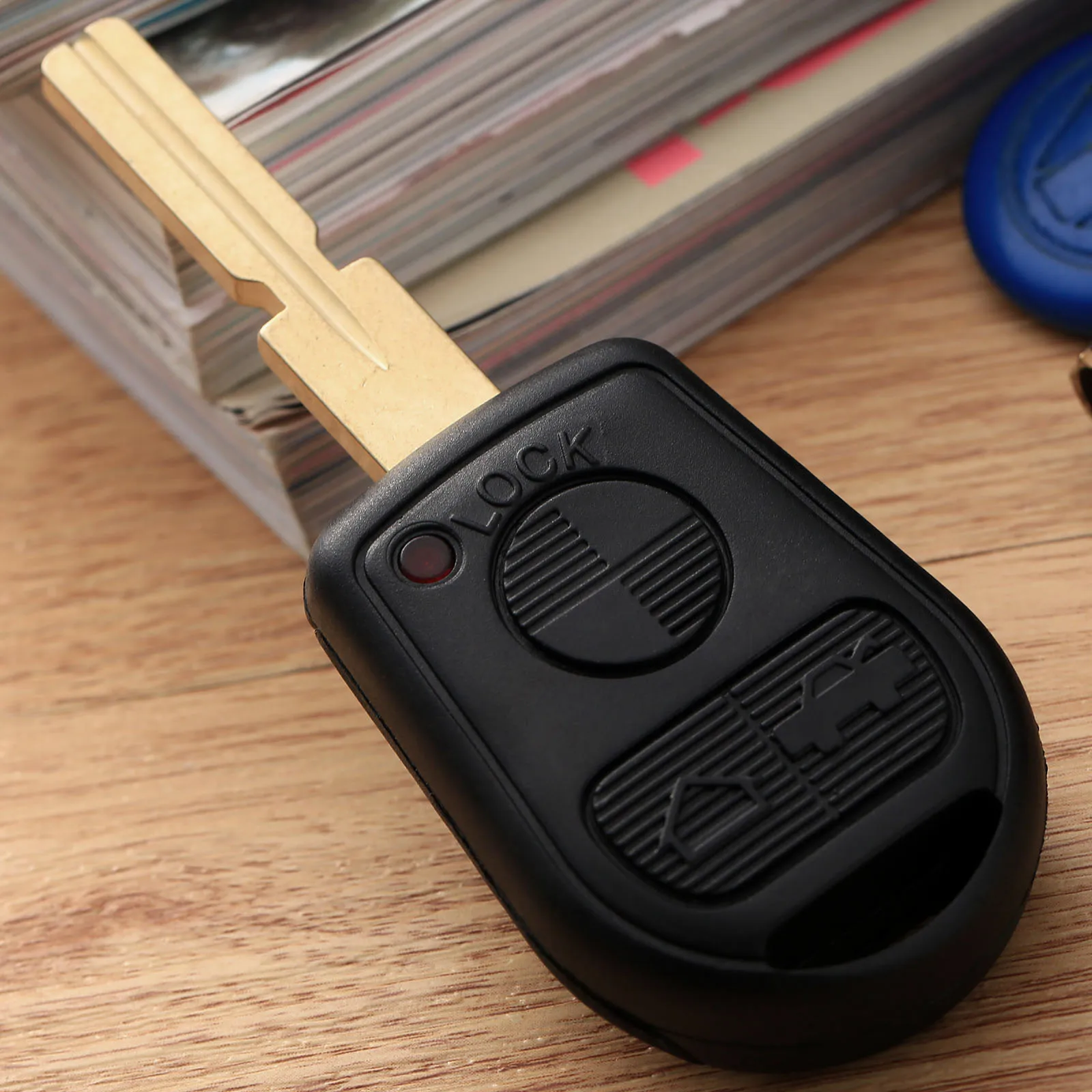 

3 Button Auto Replacement Remote Key Fob Shell Case Cover Uncut Blade Key for BMW 3 5 7 Series Z3 E46 E39 E38 E36