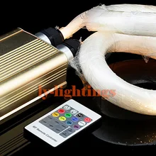 Индивидуальный светильник из оптического волокна для изменения цвета, 35 Вт, светодиодный светильник+ волоконный беспроводной пульт дистанционного управления, звездное небо, персональный волшебный потолочный светильник