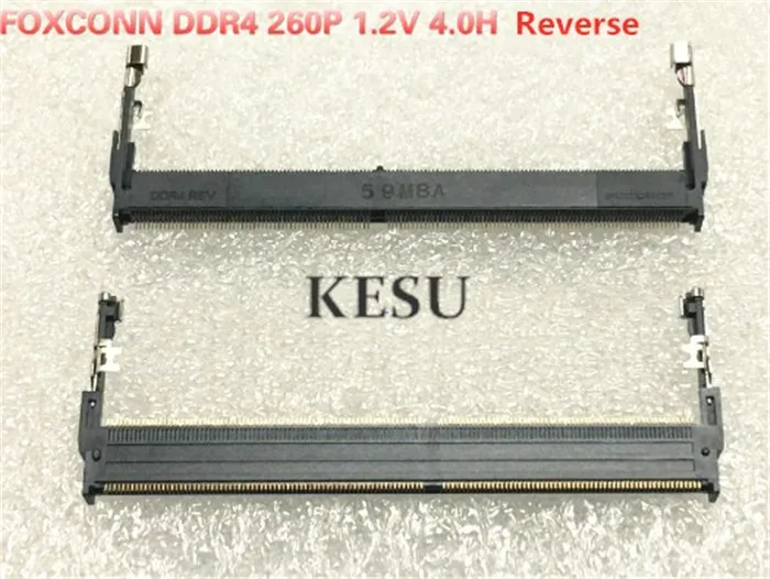 

DDR4 260P 260Pin 1.2V 4.0H H:4.0MM memory slot socket holder for notebook Reverse direction