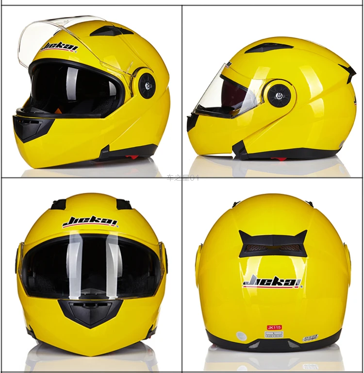 Новинка JIEKAI 115 moto rcycle шлем мужские moto Cross шлемы Capacete moto cross cascos para moto с двойными линзами