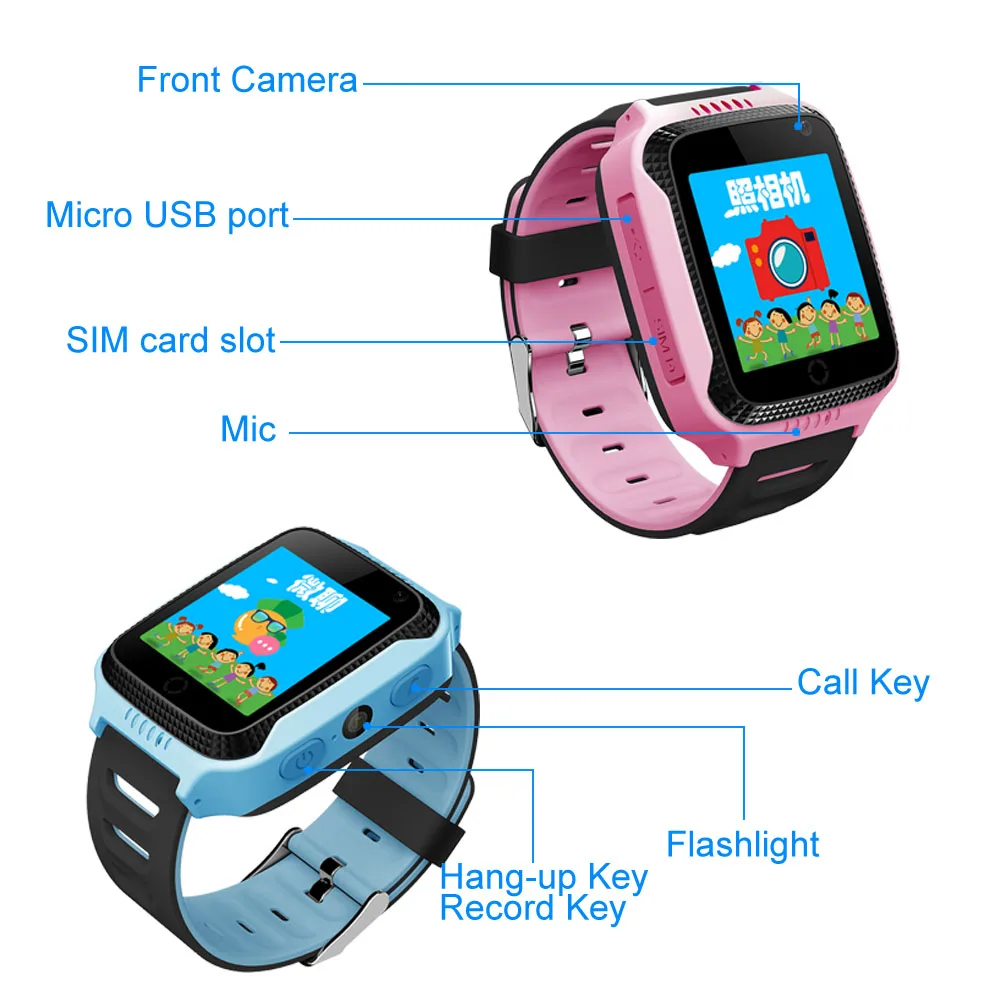 Greentiger Q528 gps Детские умные часы с камерой, освещение SOS, устройство для отслеживания местоположения вызова, безопасные умные детские часы PK Q100 Q90