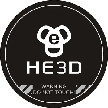 

HE3D aluminum heat bed thickness 3.5mm for K280 DIY delta 3D printer 24V