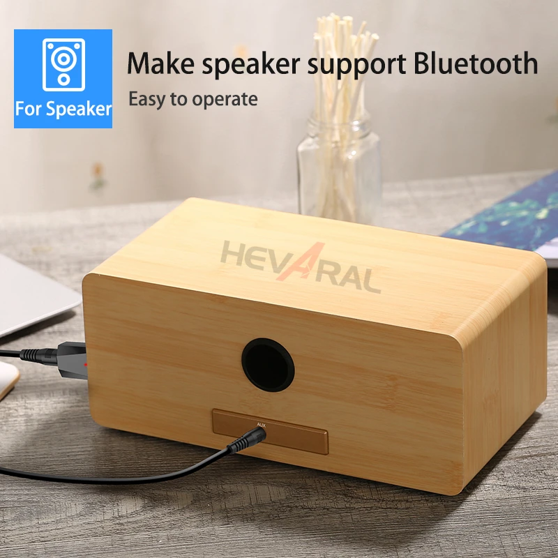 Hevaral стерео USB Bluetooth приемник 4,2 3,5 мм AUX разъем для автомобильных наушников динамик беспроводной аудио рецептор Bluetooth адаптер