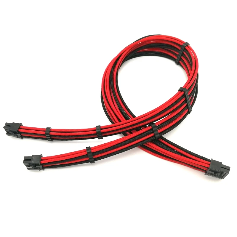 

Single Sleeved 12Pin to Dual PCI-E 8Pin Modular Power Cable for Seasonic X Series X1250 P1000
