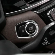 Автомобильный стильный ключ запуска декоративная рамка для кнопки внутреннее покрытие наклейки Накладка для BMW 1/2/3 серии F20 F21 F30 X1 F48 аксессуары