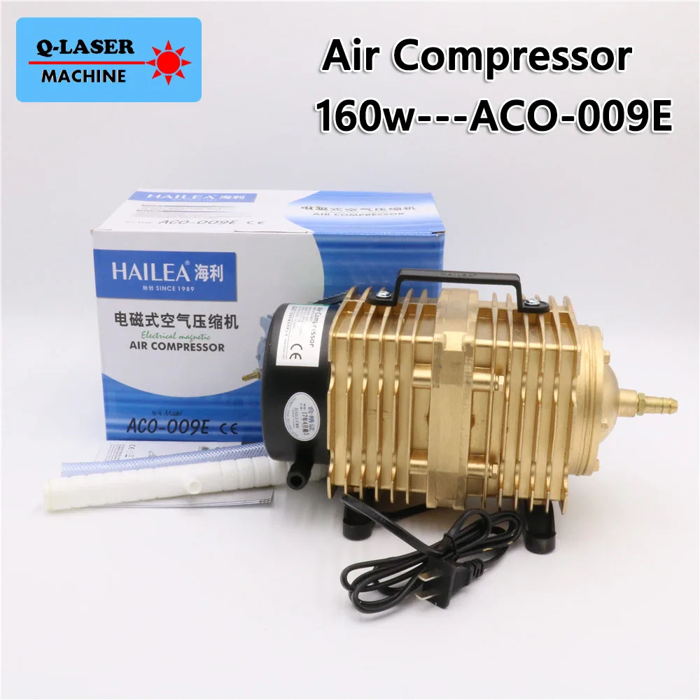 160W Air Compressor Electrical Magnetic Air Pump ACO-009E for CO2 Laser Engraving Cutting Machine